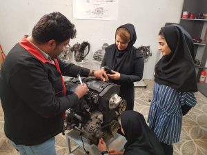 دوره مکانیک خودرو درجه 2 ویژه ی بانوان