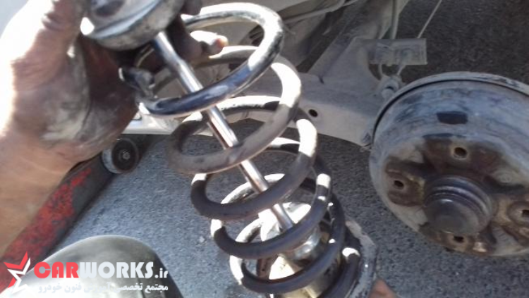 اصلاح کمک‌ فنر پراید