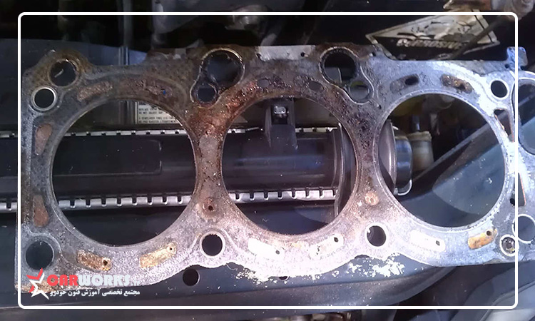 علت واشر سرسیلندر سوزاندن