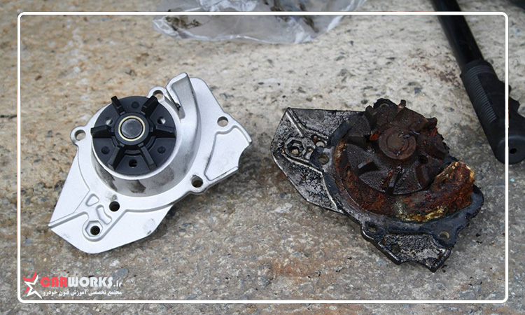 دلایل خرابی واتر پمپ و تعمیر آن