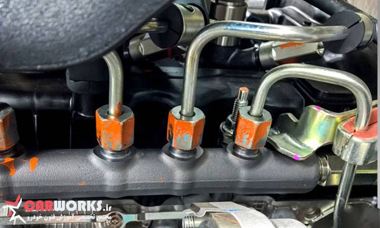 موتور خودرو با سیستم سوخت رسانی دیزل