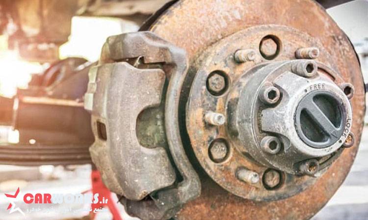 خرابی کالیپر ترمز خودرو
