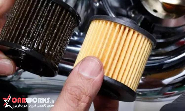 فرآیند تعویض فیلتر روغن
