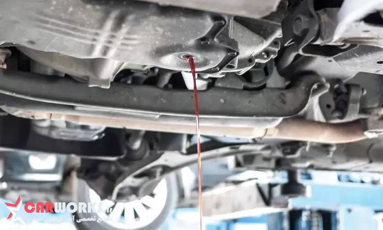 نشتی روغن موتور