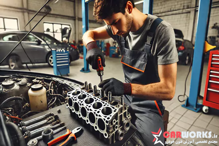 رفع اشکال کارآموزان مکانیک خودرو