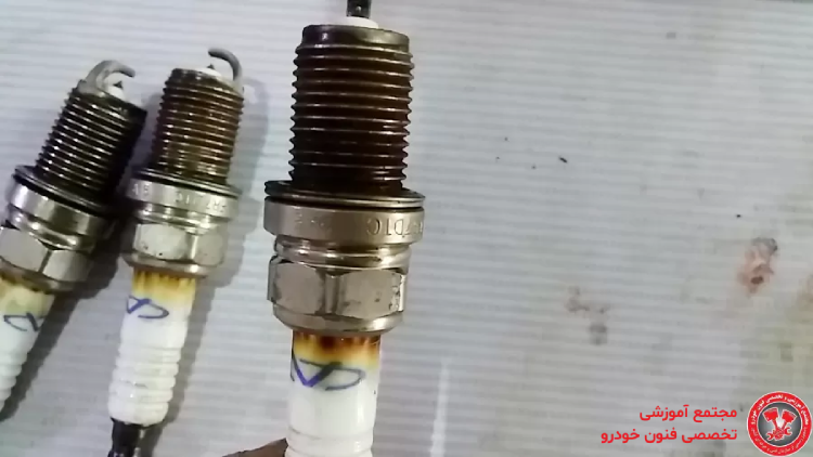 علائم تخریب وایر شمع